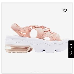Air Max Nike Koko sandals coral pink color